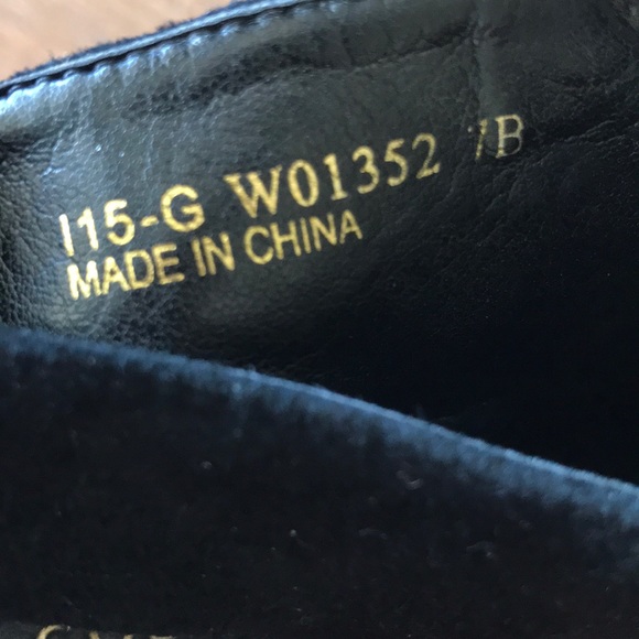 Cole Haan open back suede heels in size 7B - Picture 3 of 8